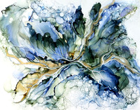 Blue Series abstract