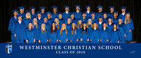 Senior Cap and Gown Group Pano 4.26.2018